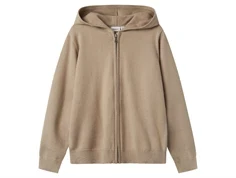 Name It pure cashmere hood strikcardigan